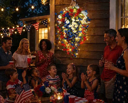 ✨Independence Day Hot Sale❤️🤍💙 🇺🇸 Red, White & Blue Flowers for America’s 250th – Perfect for Porch & Party 💐
