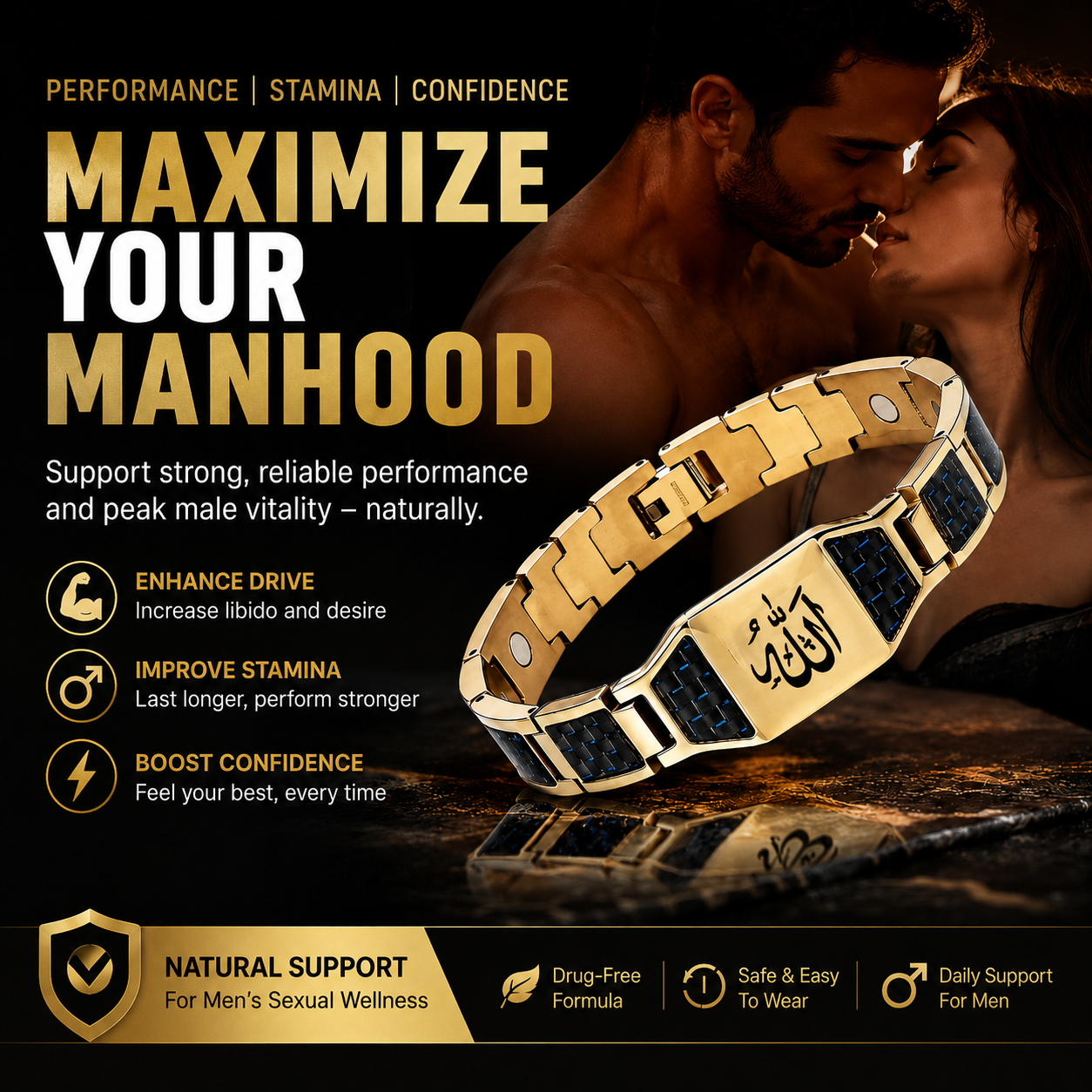 🍊Ares Chain——Men’s Strength & Vitality Chain🍆Upgrade Your Energy, Style, and Confidence-B01