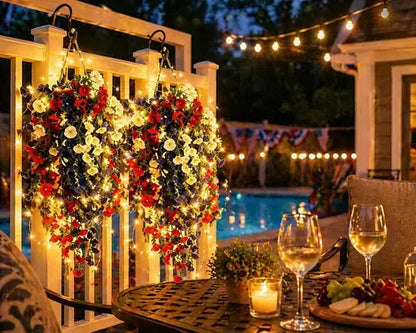 ✨Independence Day Hot Sale❤️🤍💙 🇺🇸 Red, White & Blue Flowers for America’s 250th – Perfect for Porch & Party 💐