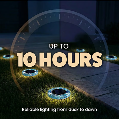✨ EDITORS' PICK: 50% OFF丨🌙 Solar Mosaic Disk Garden Lights