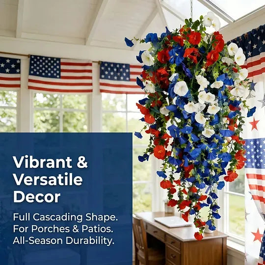 ✨Independence Day Hot Sale❤️🤍💙 🇺🇸 Red, White & Blue Flowers for America’s 250th – Perfect for Porch & Party 💐