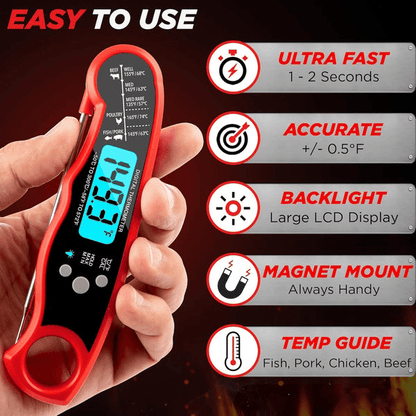 ⏰Final 3-hour Preferential Deal✨Meat Thermometer - Digital Instant Read