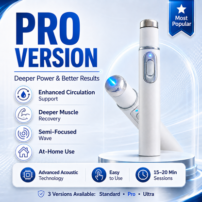 💖 Ultrasonic Shock Wave Therapy Massager——Restore Circulation. Relieve Deep Pain. Rebuild Male Confidence.⚡