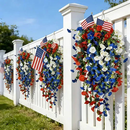✨Independence Day Hot Sale❤️🤍💙 🇺🇸 Red, White & Blue Flowers for America’s 250th – Perfect for Porch & Party 💐