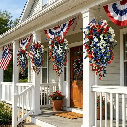 ✨Independence Day Hot Sale❤️🤍💙 🇺🇸 Red, White & Blue Flowers for America’s 250th – Perfect for Porch & Party 💐