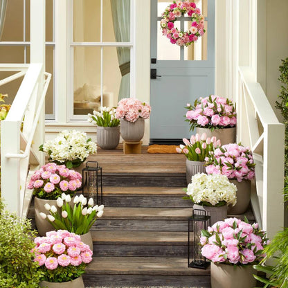 💥Last Day 70% OFF💐Artificial Outdoor Hydrangea Flowers - UV resistant, Waterproof, Windproof