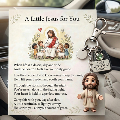 "A little reminder that you're not alone." - Comforting Pocket Reminder Keychain & Poem Card Gift Set 🌟🙏