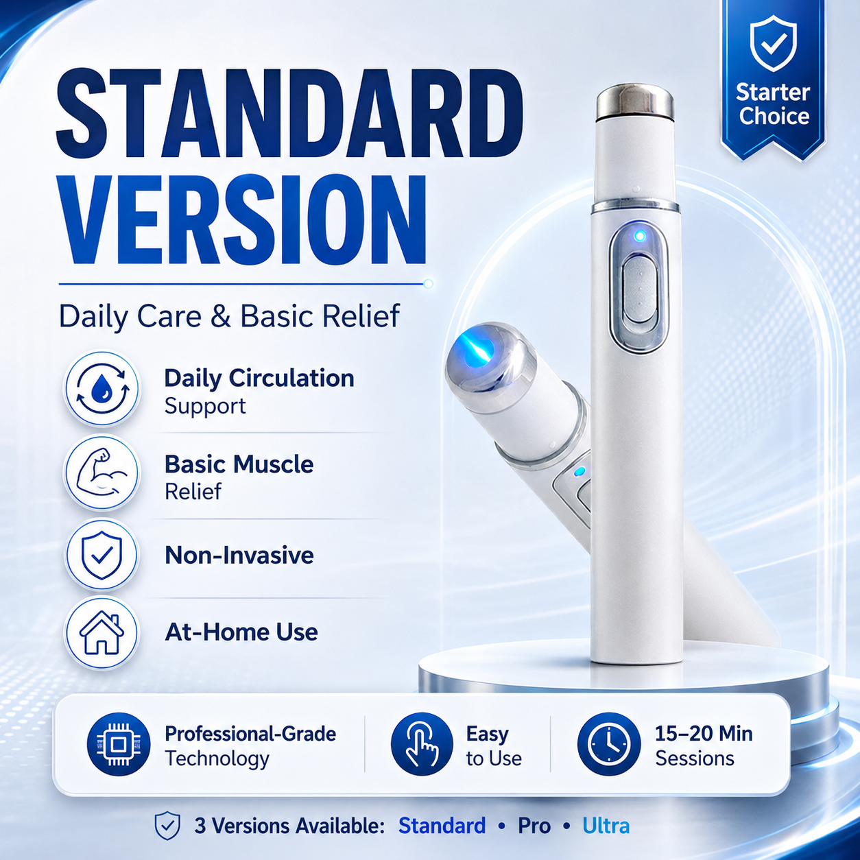 💖 Ultrasonic Shock Wave Therapy Massager——Restore Circulation. Relieve Deep Pain. Rebuild Male Confidence.⚡