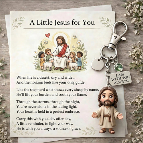 "A little reminder that you're not alone." - Comforting Pocket Reminder Keychain & Poem Card Gift Set 🌟🙏